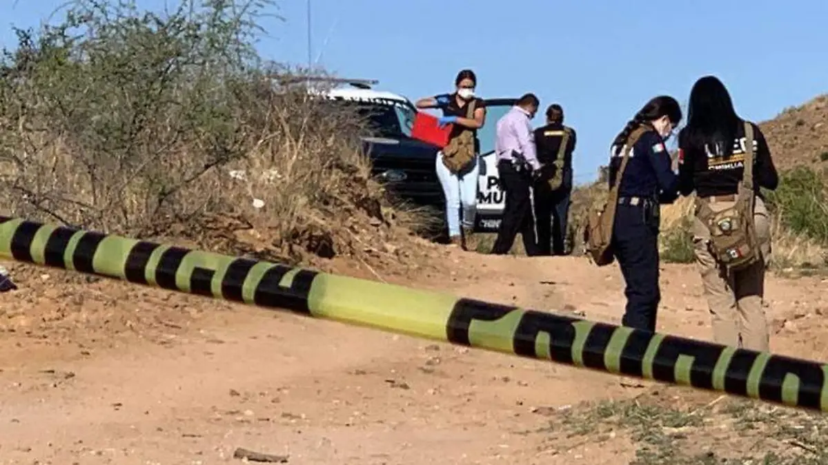 movilización policía municipal cuerpo sin vida vistas cerro grande agente criminalística